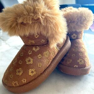 Toddler Faux Fur Ankle Boots